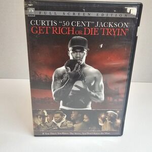 Get Rich or Die Tryin DVD Full Screen Edition Curtis 50 Cent. Tested